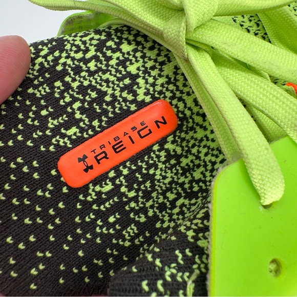 Under Armour Men's 12‎ TriBase Reign 4 Pro Green Orange Training Athletic Shoes - Picture 9 of 14